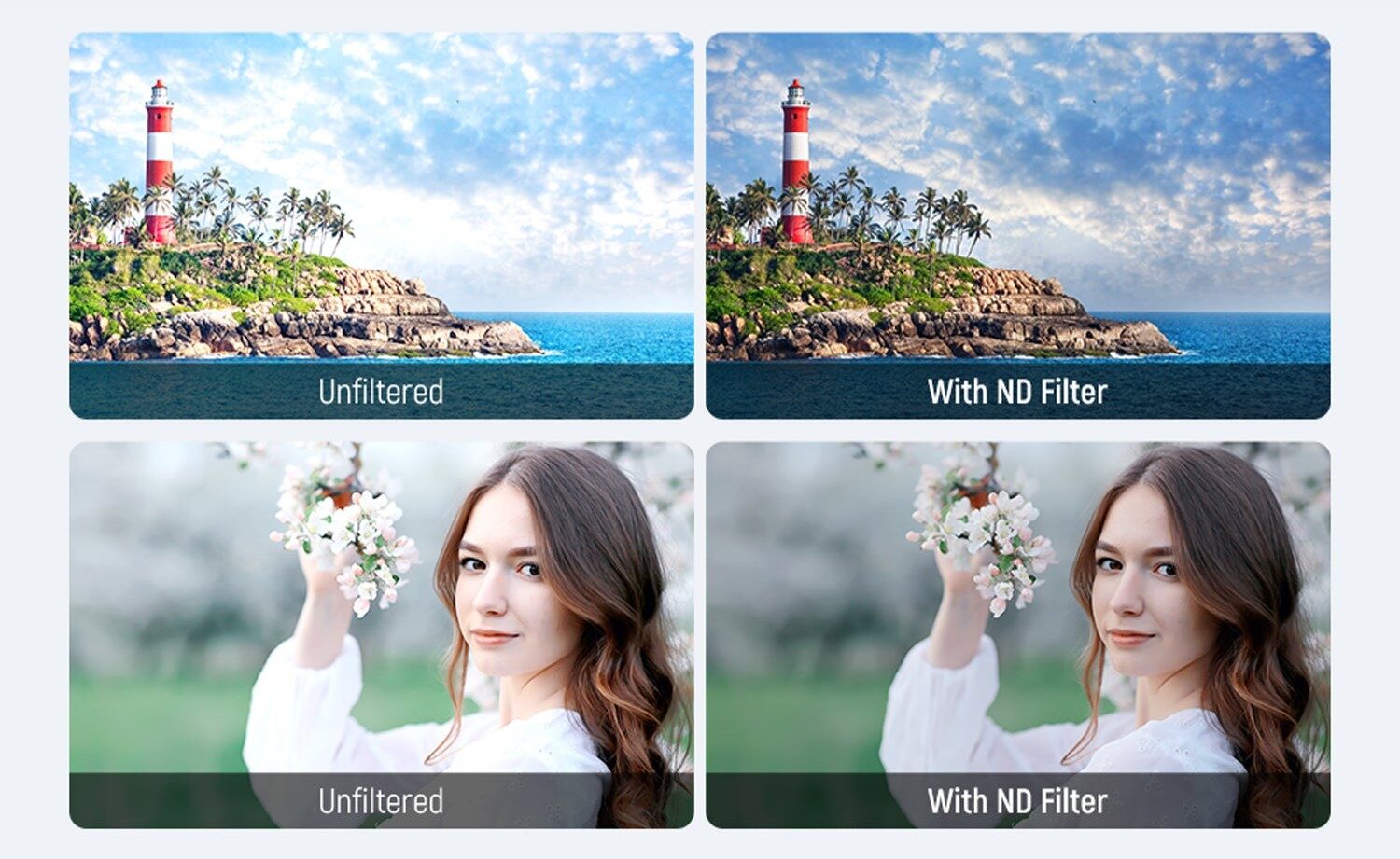Neewer nd2 32 (1 5 stops) variable nd filter with lens cap 2 0ฟิลเตอร์ ฟิลเตอร์กล้อง