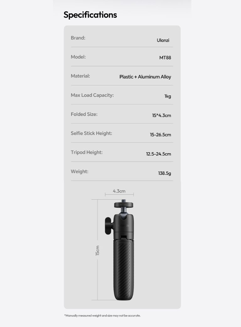 Ulanzi mt88 clipmate tripod ขาตั้งกล้อง ขาตั้ง gopro 3in1 พร้อมสาย velcro สำหรับติด กระเป๋าเป้ ไม้เซลฟี่ (11)