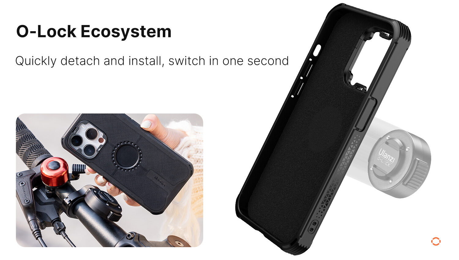 Ulanzi O-Lock Quick-Release Phone Case for iPhone 14 Pro Max เคสโทรศัพท์ เคสไอโฟน ระบบแม่เหล็ก เคส MagSafe แรงยึด 12N
