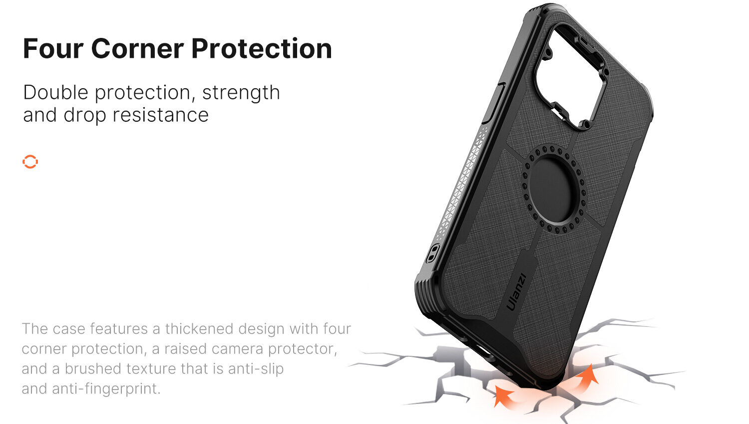 Ulanzi O-Lock Quick-Release Phone Case for iPhone 14 Pro Max เคสโทรศัพท์ เคสไอโฟน ระบบแม่เหล็ก เคส MagSafe แรงยึด 12N
