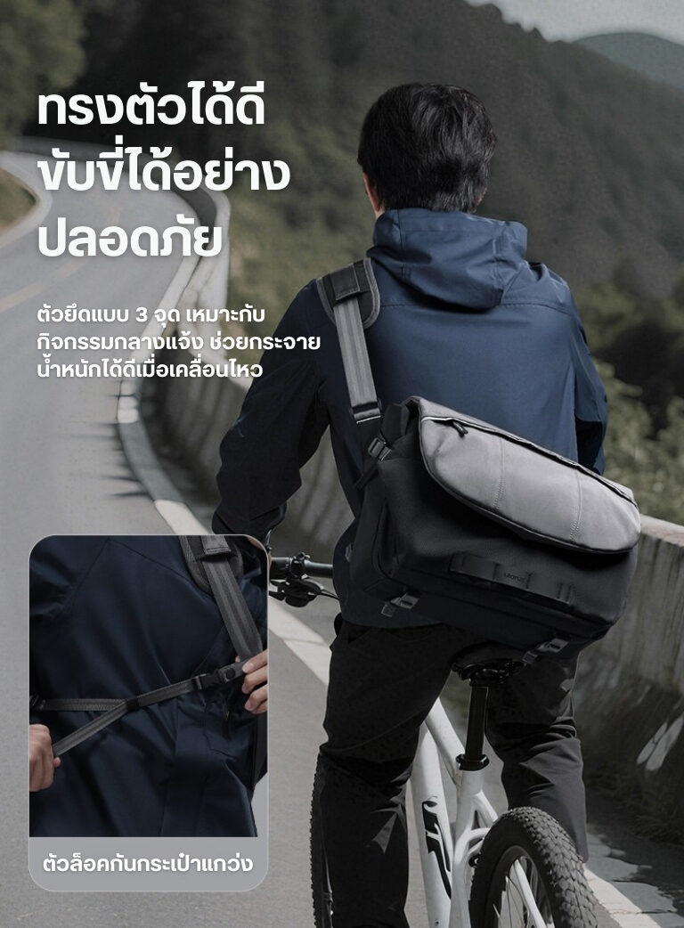 Ulanzi te88 camera shoulder bag กระเป๋ากล้อง สะพายไหล่ กระเป๋าสะพายข้าง ความจุ 15l (3)