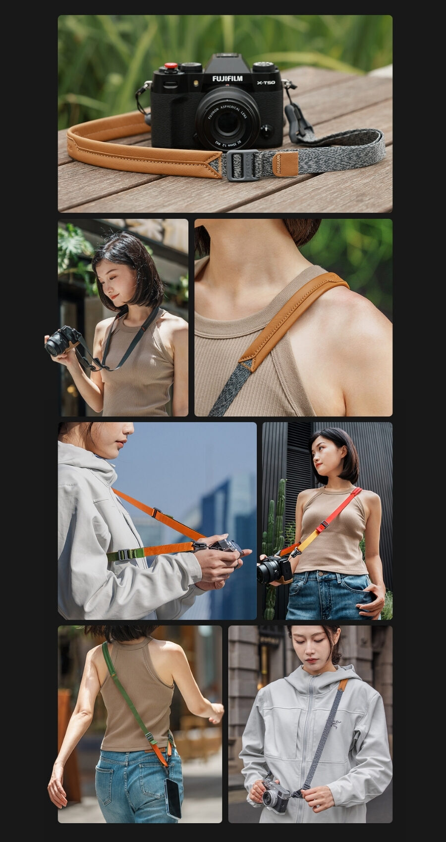 Falcam maglink quick magnetic buckle shoulder strap lite v2 สายคล้องกล้อง สายสะพายกล้อง แม่เหล็กพรีเมียม น้ำหนักเบา 66g (7)