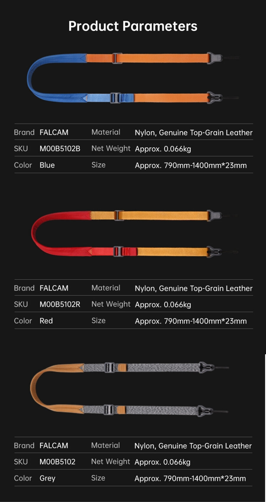 Falcam maglink quick magnetic buckle shoulder strap lite v2 สายคล้องกล้อง สายสะพายกล้อง แม่เหล็กพรีเมียม น้ำหนักเบา 66g (8)