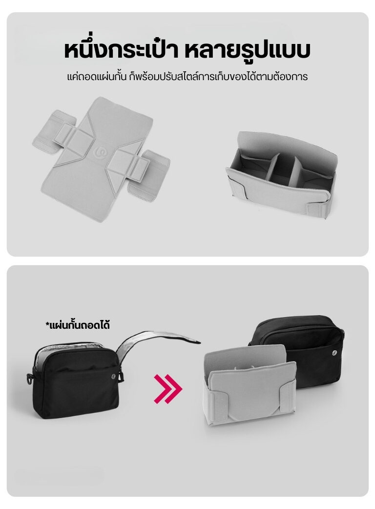 Ulanzi f08 lightweight travel backpack กระเป๋าเป้ กระเป๋ากล้อง กระเป๋าเดินทาง กระเป๋าสะพาย จุได้ 20l (7)