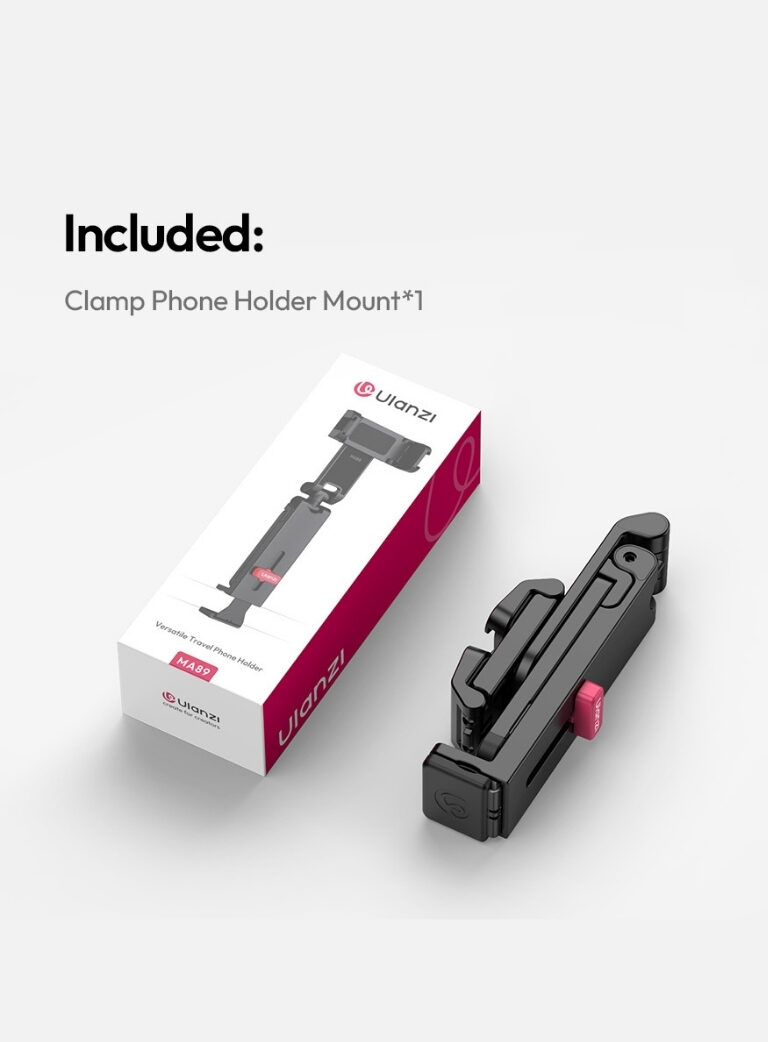 Ulanzi ma89 phone holder mount with clamp ขาตั้งมือถือ ที่วางโทรศัพท์แบบหนีบ ไม้เซลฟี่ 3in1 (10)
