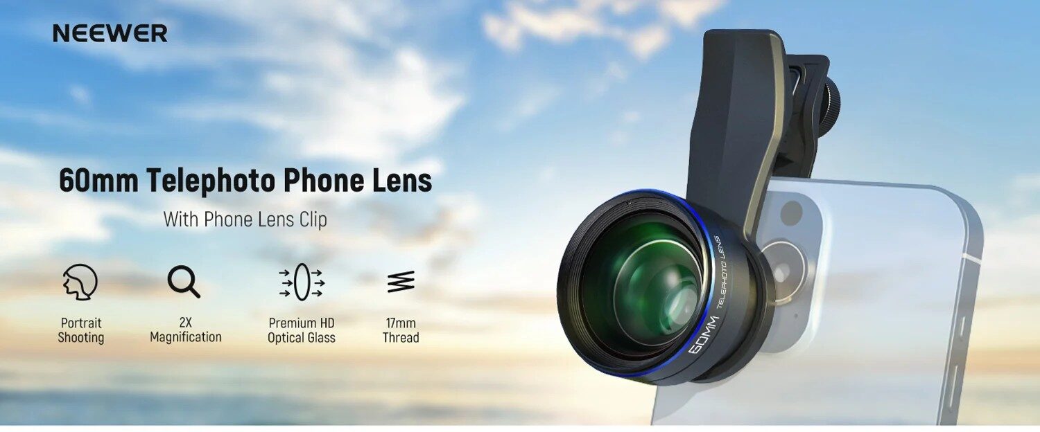 Neewer 60mm telephoto phone lens