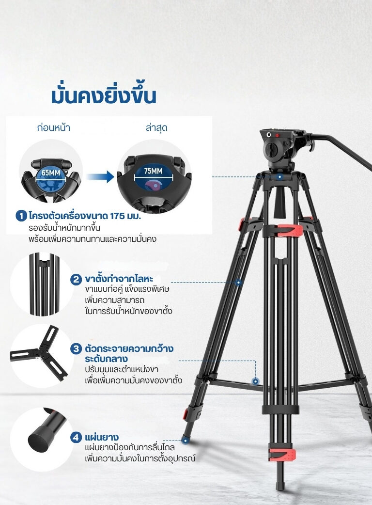 Tri neewer tp37 (18)tripod ขาตั้งกล้อง