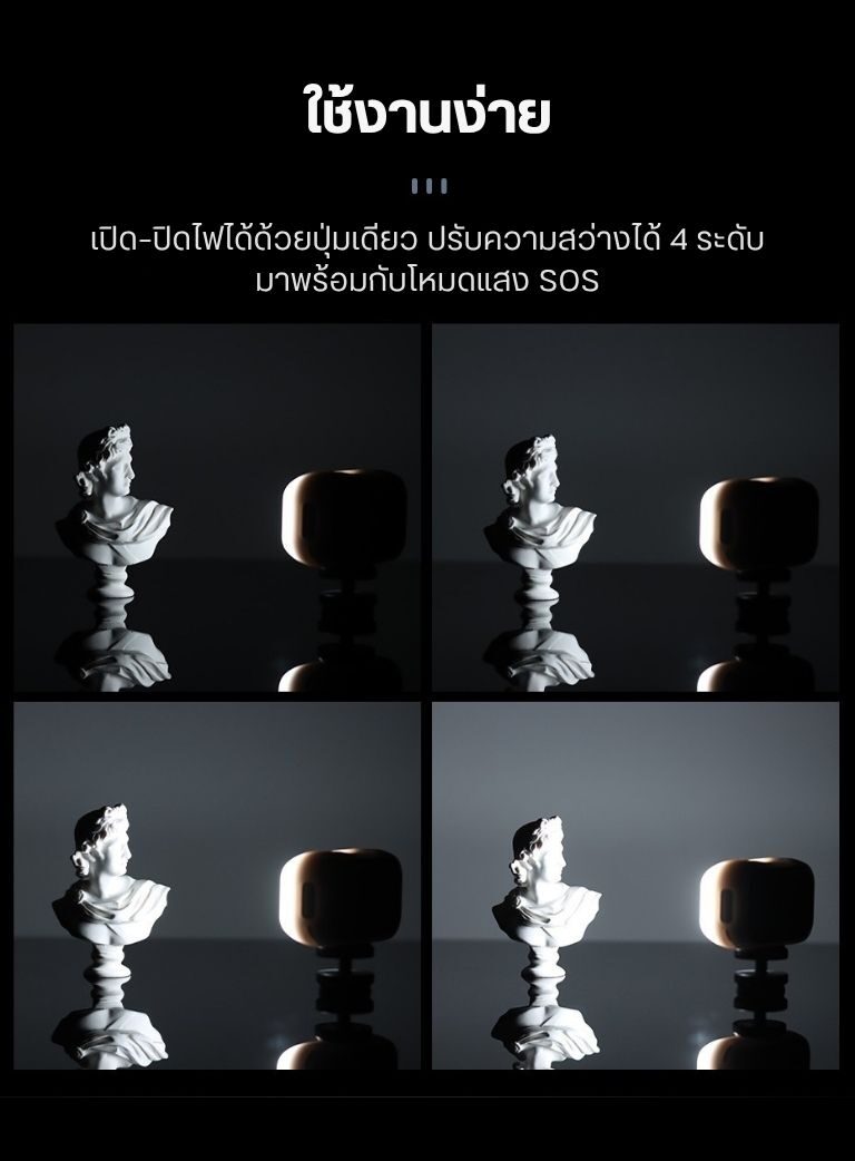 Ulanzi vl28 mini fill light ไฟ led ไฟพกพา cri95+ 6500k ไฟกล้อง ไฟเซลฟี่ (4)