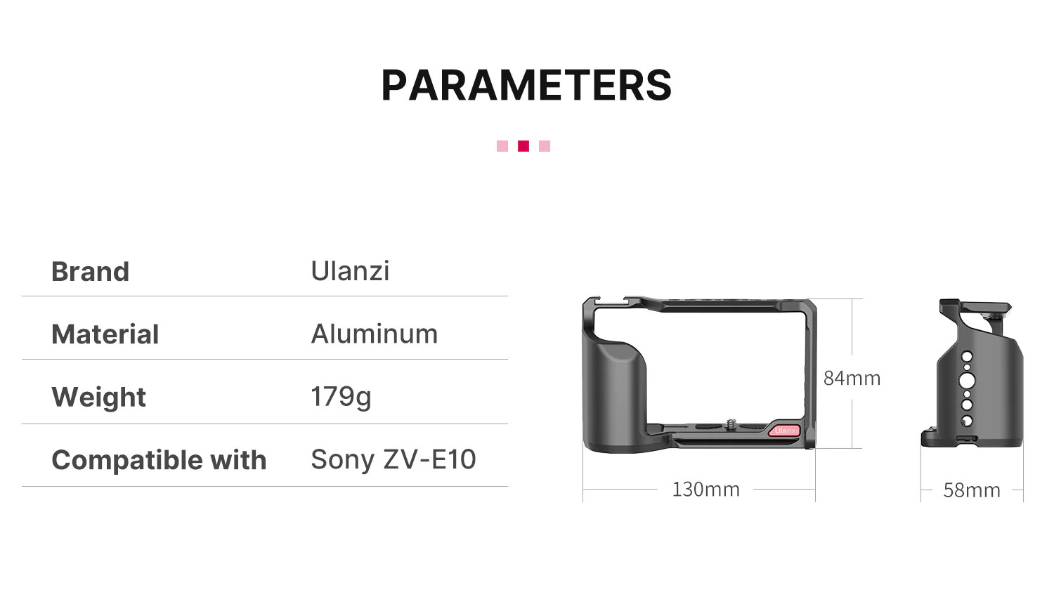 Ulanzi C-ZVE10 Camera Cage