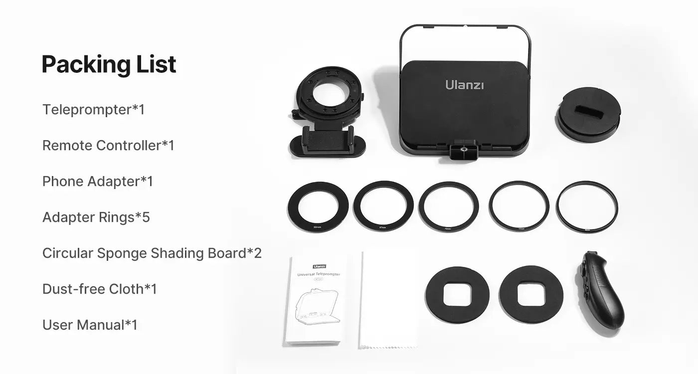 Ulanzi RT02 Universal Teleprompter 