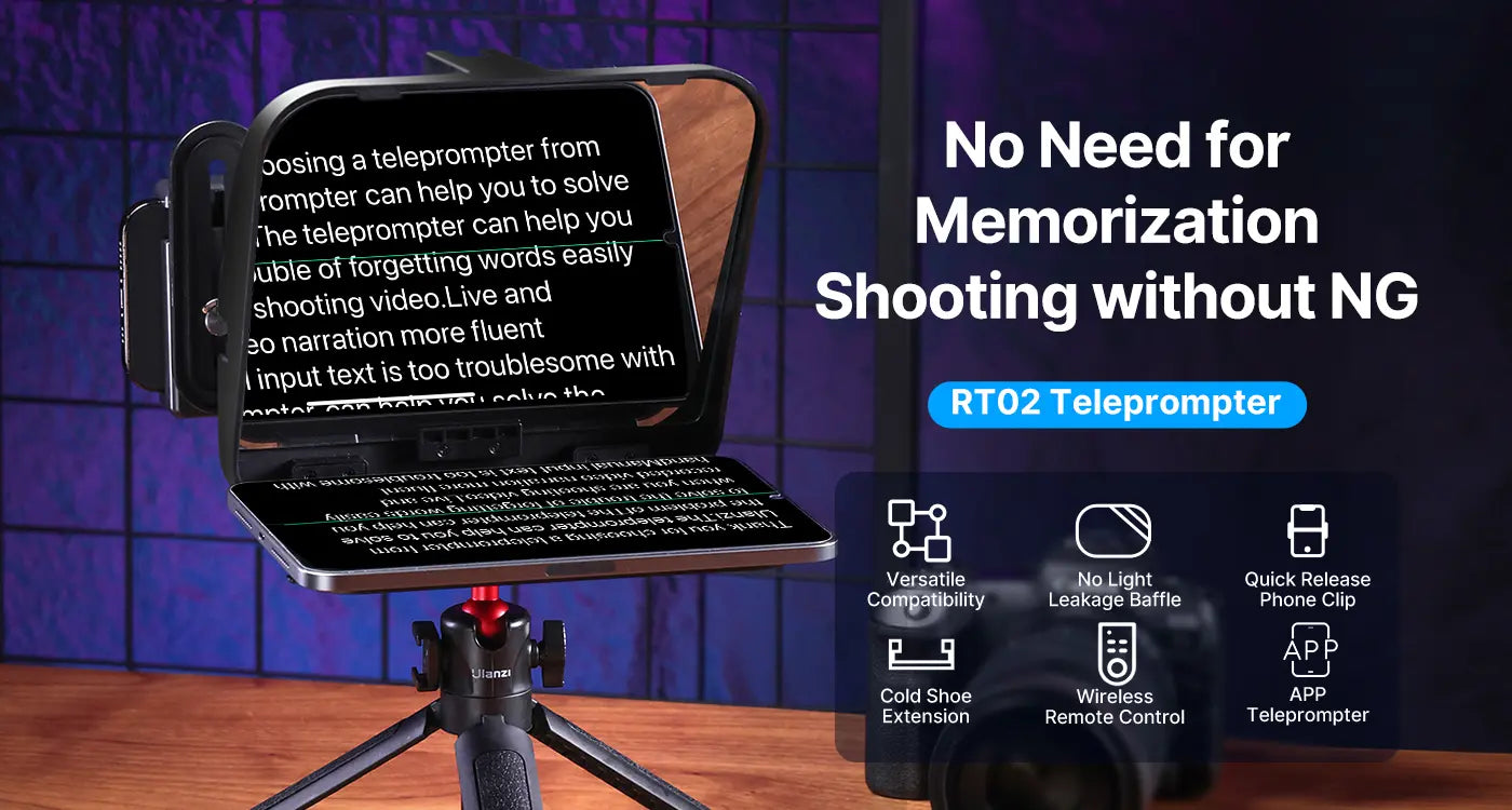 Ulanzi RT02 Universal Teleprompter 