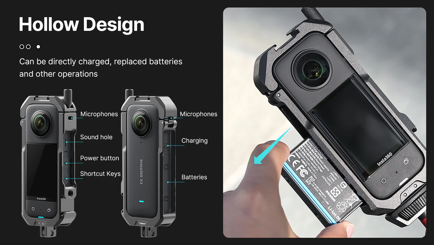 Ulanzi Cage for Insta360 One X3