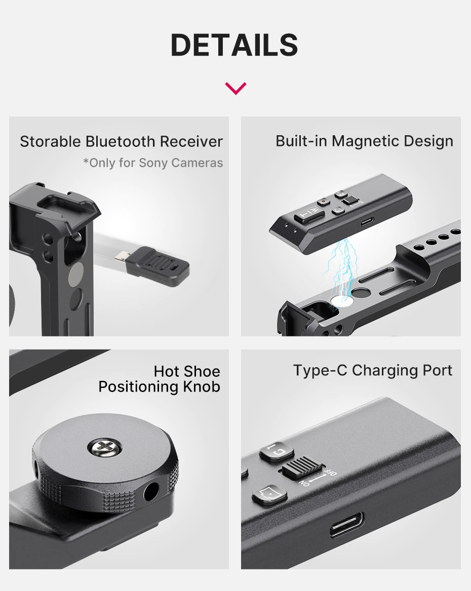 Ulanzi R091 Bluetooth Remote Top Handle