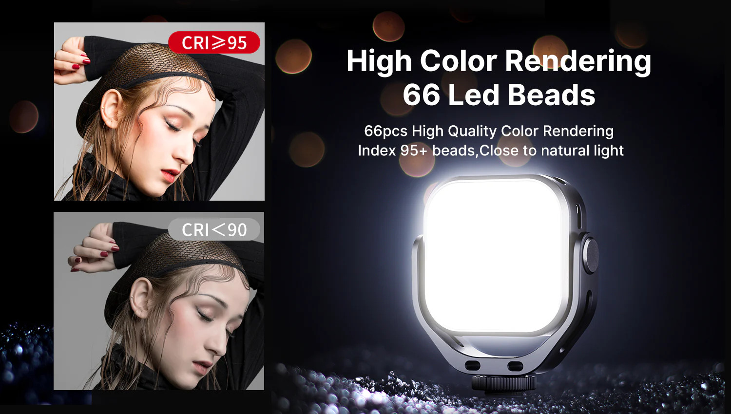 Ulanzi VL66 360° Rotatable LED Video Light