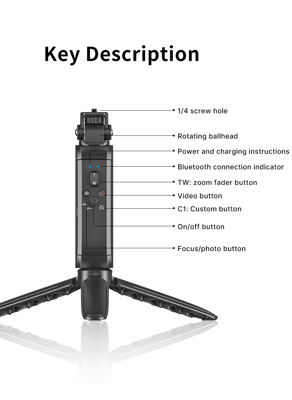 Ulanzi MT-40 Wireless Bluetooth Tripod