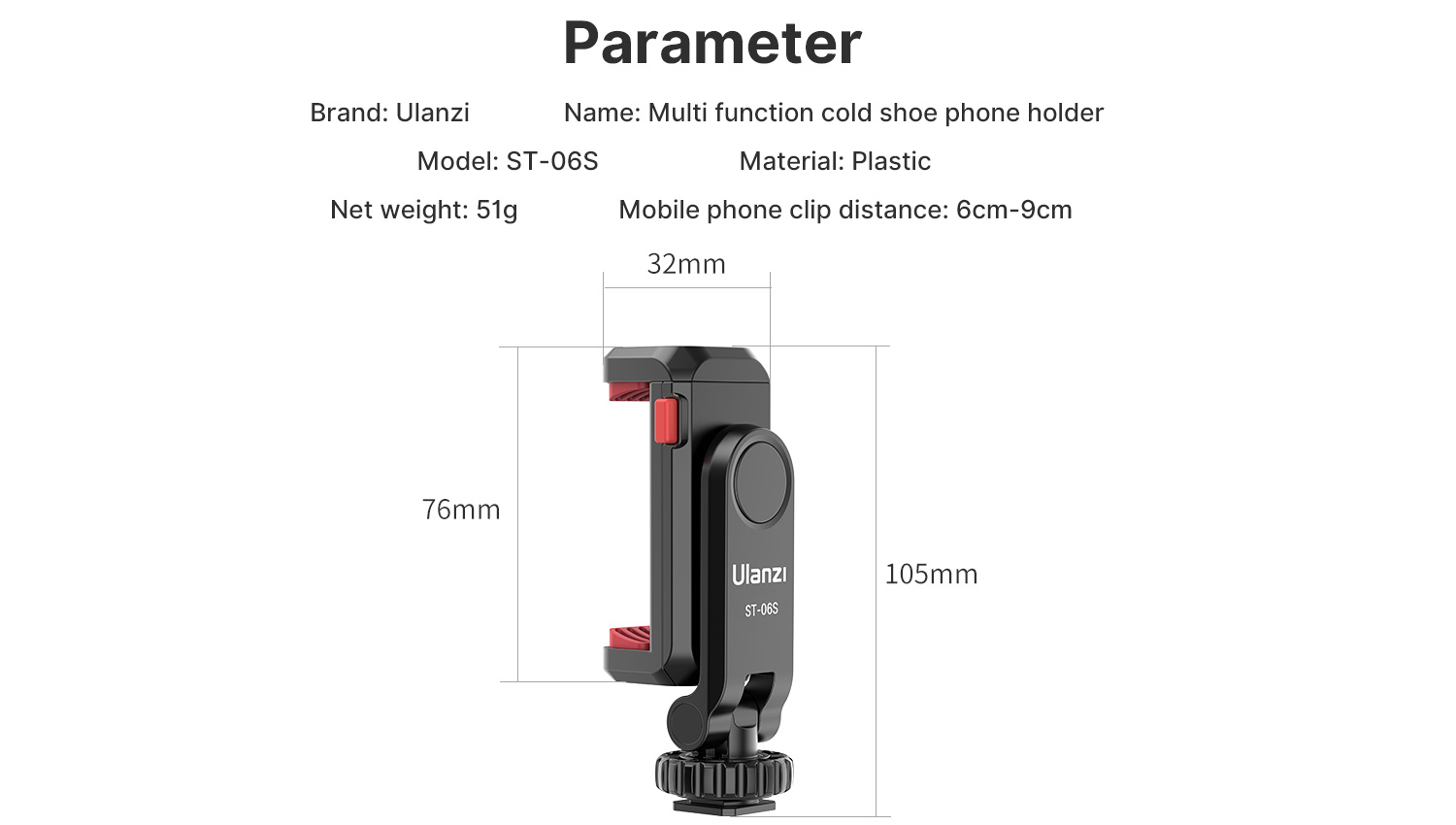 Ulanzi ST-06S Phone Holder