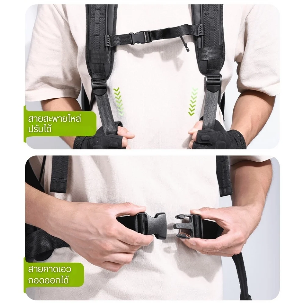 Ulanzi กระเป๋ากล้อง Backpack BT01 กระเป๋าสะพายหลัง กระเป๋าเป้ Travel Camera ความจุ 25.5-32.64 ลิตร