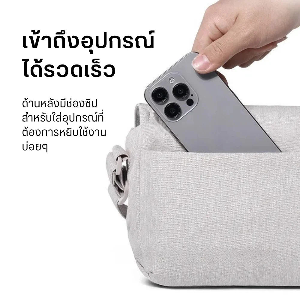 Ulanzi กระเป๋ากล้อง Sling Bag F01 กระเป๋าสะพายข้าง กันละอองน้ำ จุ 3L
