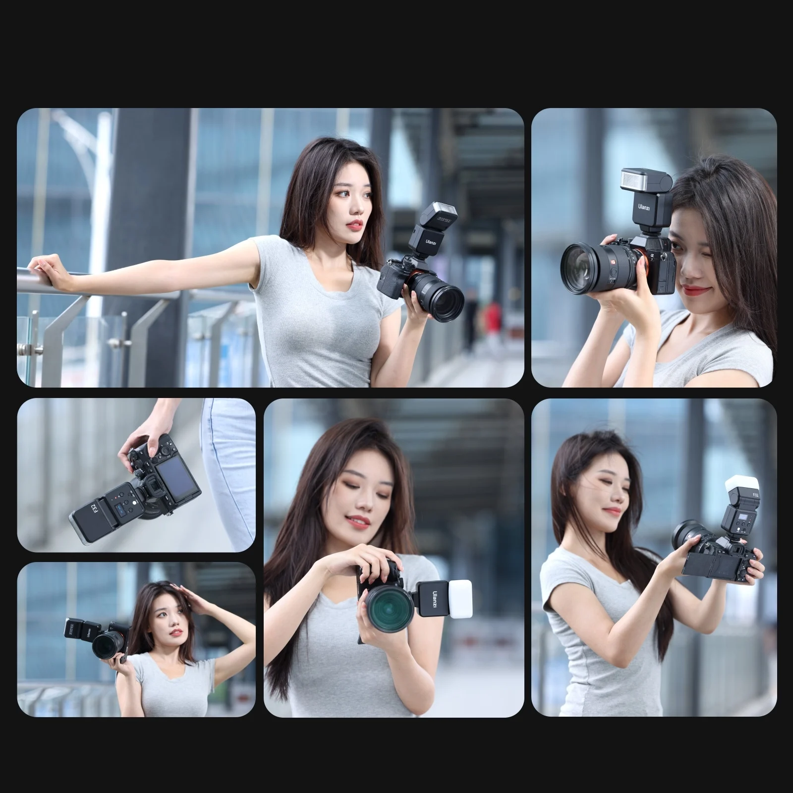 Ulanzi F32 Camera Flash GN32 แฟลชกล้อง แฟลชหัวฆ้อน Hotshoe Flash