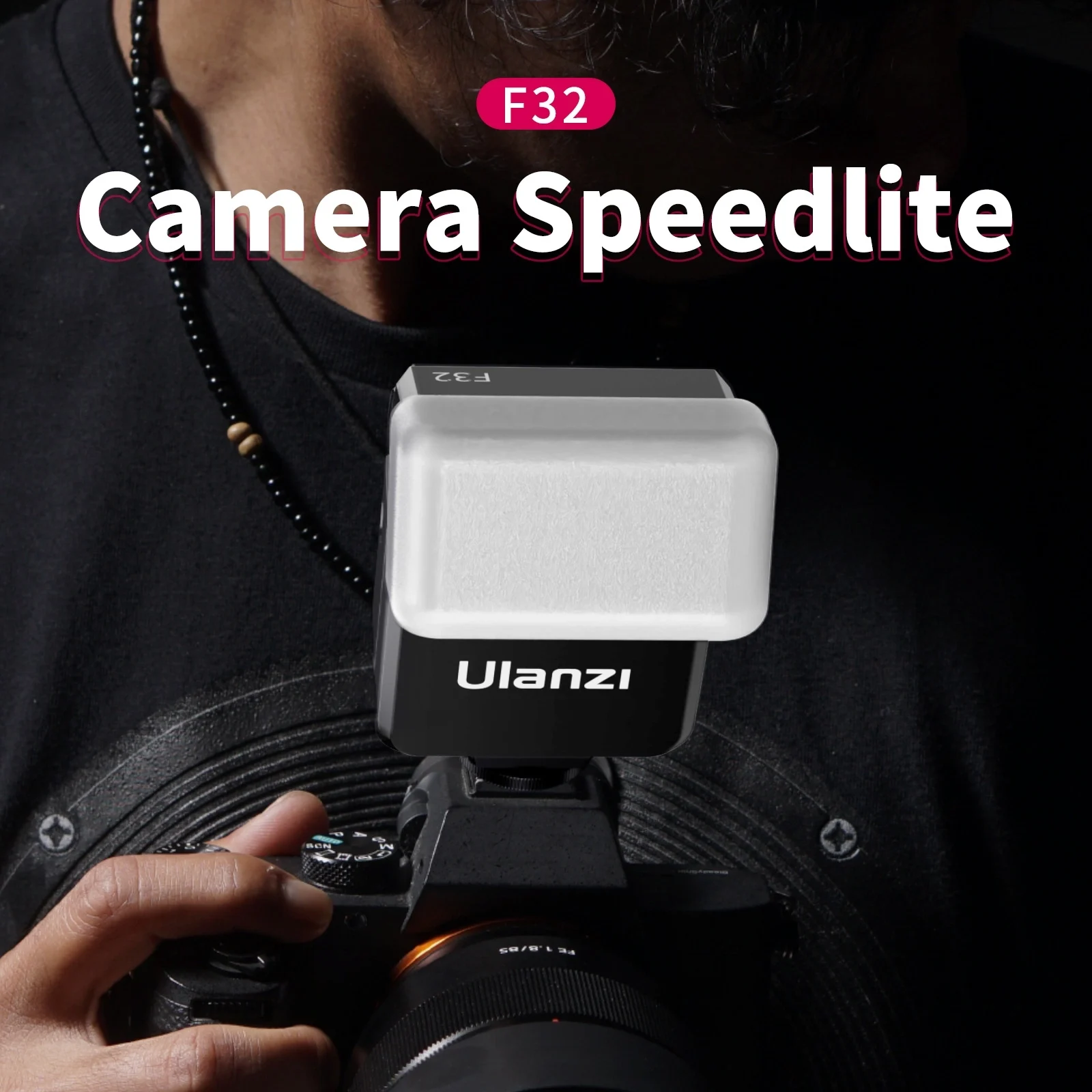 Ulanzi F32 Camera Flash GN32 แฟลชกล้อง แฟลชหัวฆ้อน Hotshoe Flash