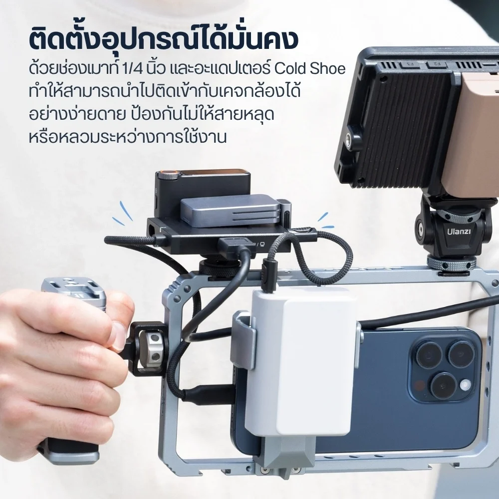 Ulanzi ฮับต่อสาย H1 4-in-1 USB-C Media Hub M033