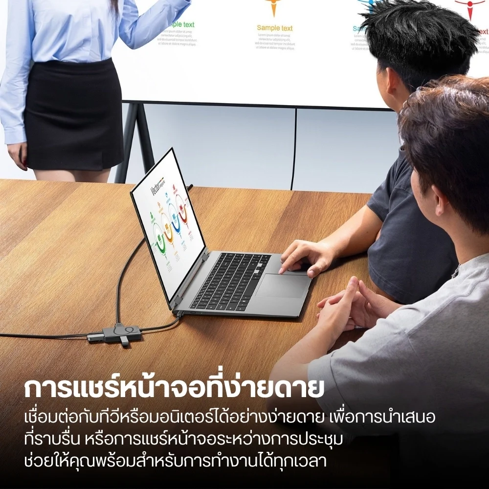 Ulanzi ฮับต่อสาย H1 4-in-1 USB-C Media Hub M033