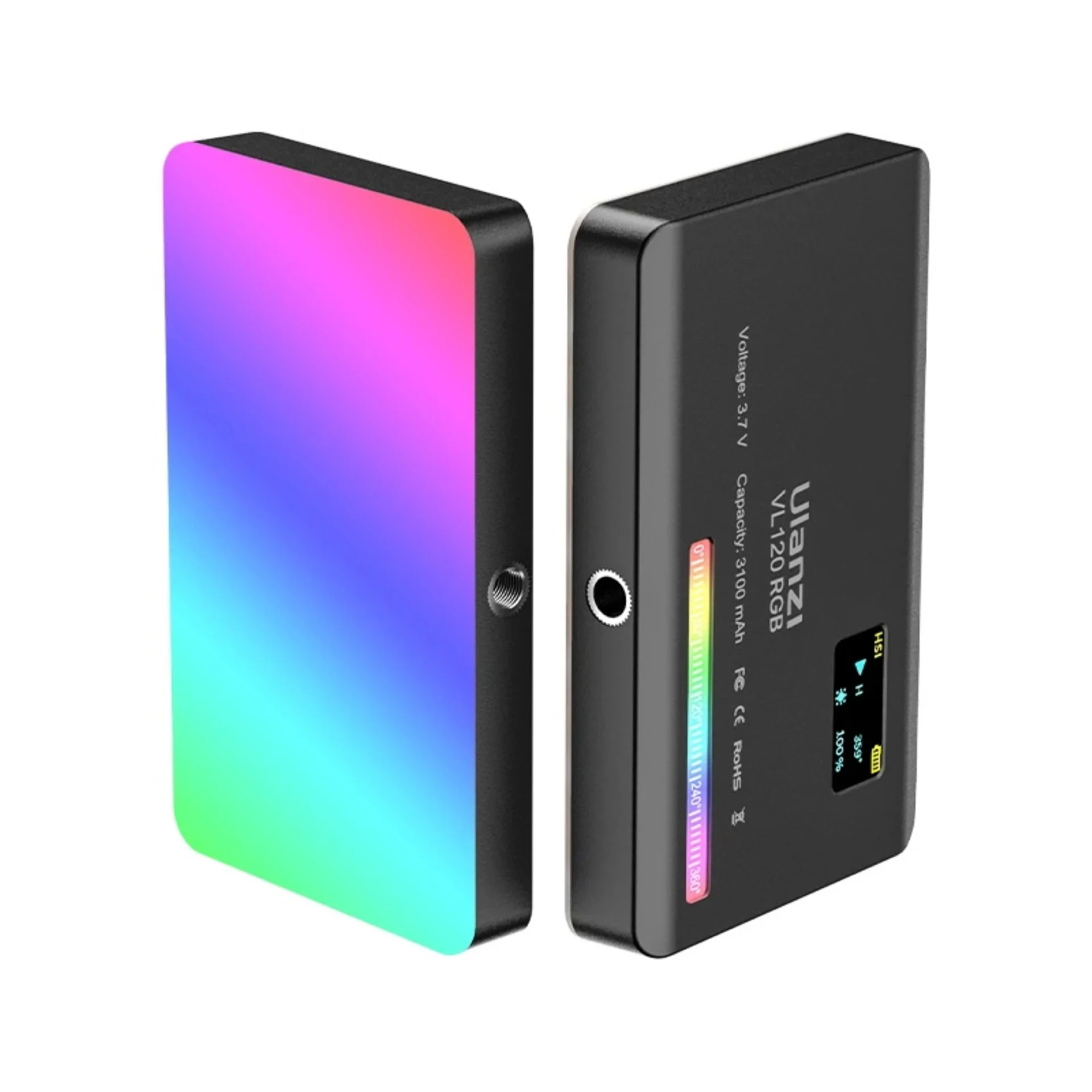 Ulanzi ไฟ LED RGB Video Light VL120RGB CRI 95+ ไฟถ่ายภาพ ไฟเซลฟี่ ไฟ RGB
