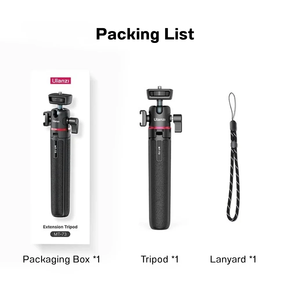 Ulanzi MT-73 Camera Tripod ขาตั้งกล้อง ไม้เซลฟี่