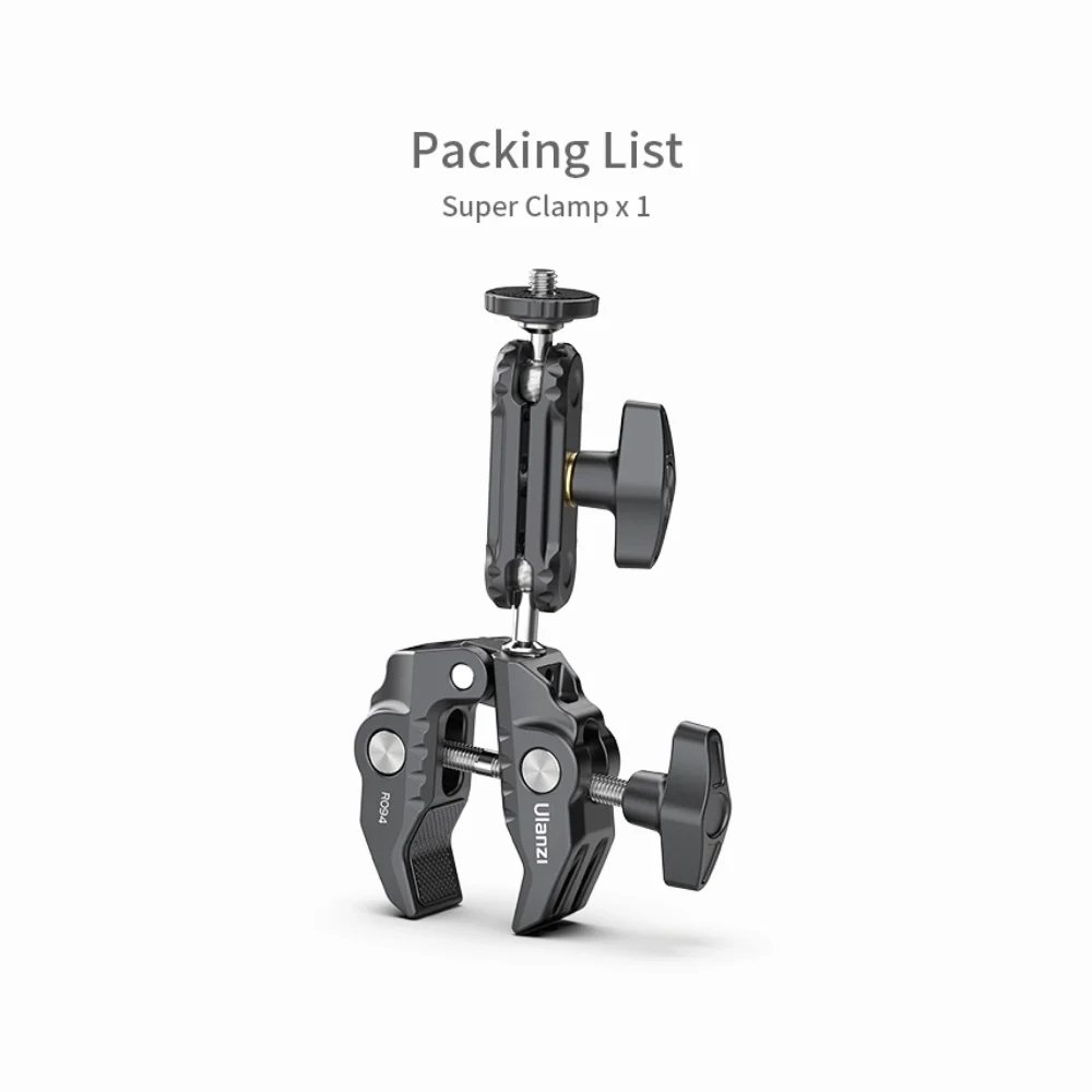Ulanzi Super Clamp R094 ขาจับกล้อง 360° พร้อม Ball Head