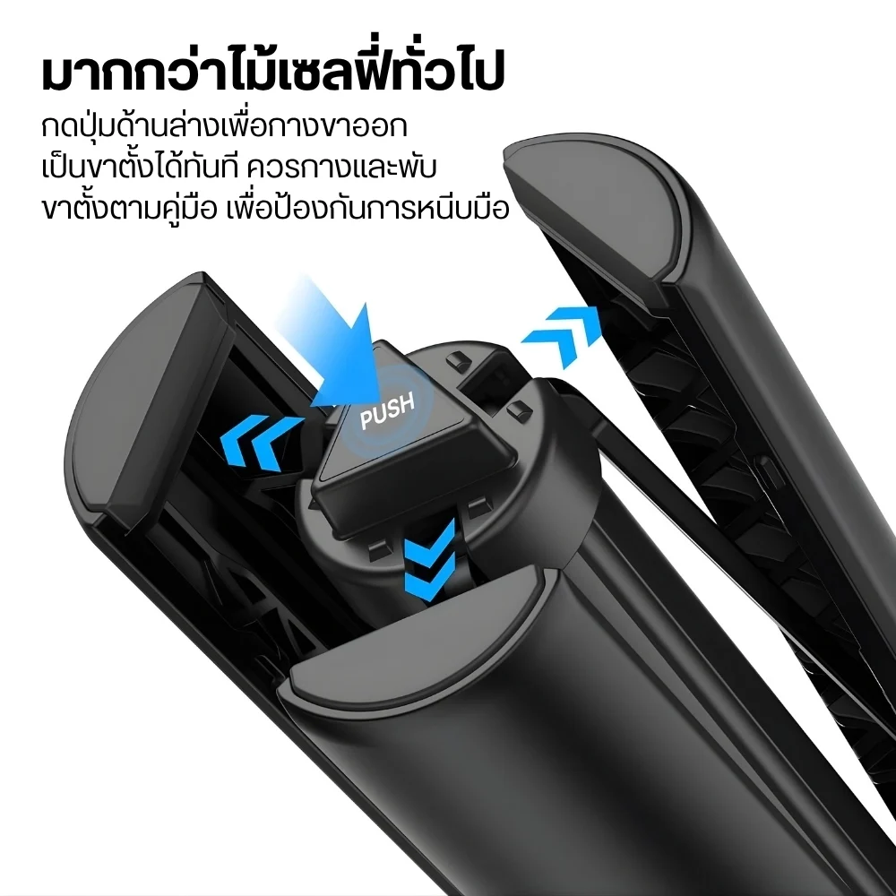Ulanzi ไม้เซลฟี่ TT52 ไม้ล่องหน สำหรับกล้อง 360 Gopro Selfie Stick Tripod 1.5m