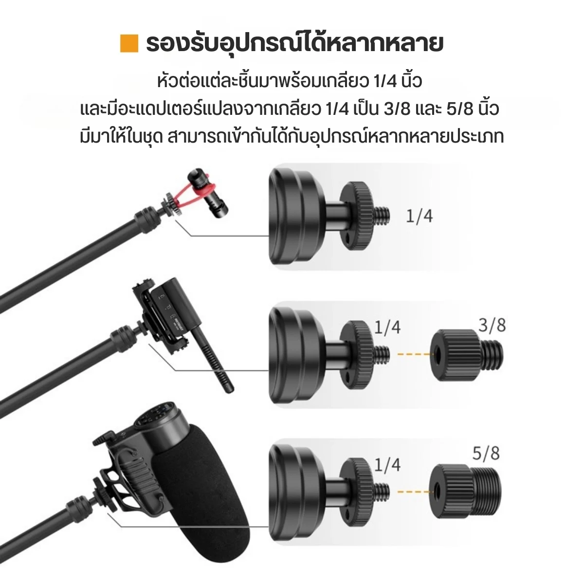 Ulanzi Vijim LS08 Flexible Arm แขนยึดกล้องหนีบโต๊ะ ขาตั้งกล้อง