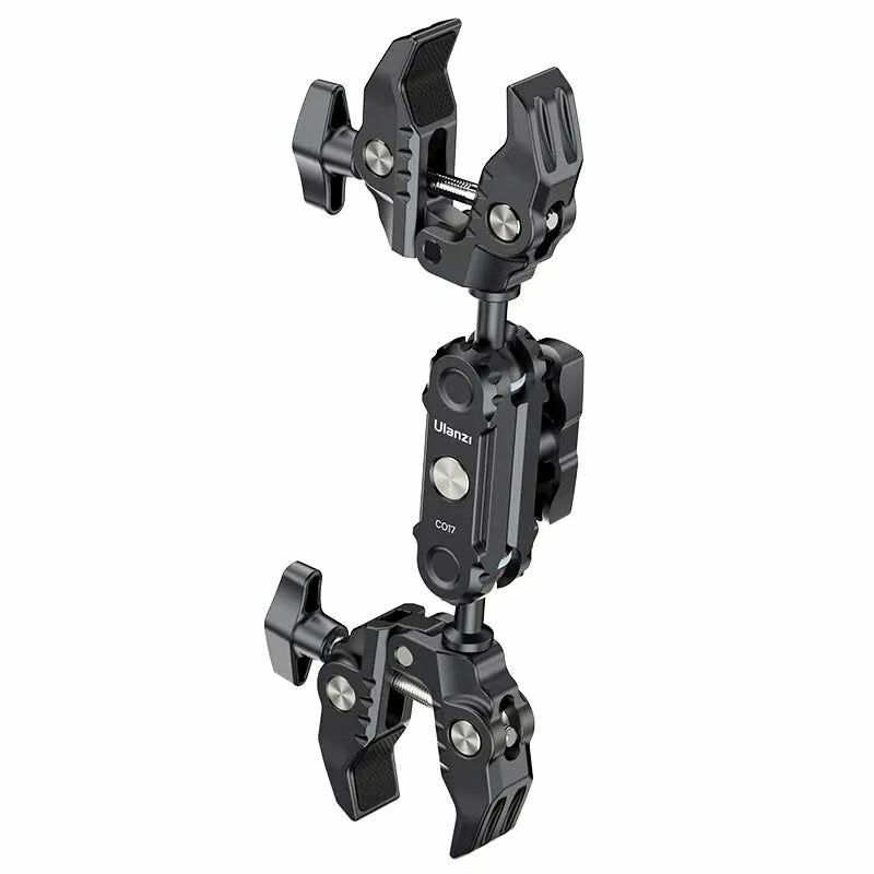 Ulanzi C017 Super Clamp With Dual Ballhead แคลมป์ ตัวหนีบสำหรับล็อคติดอุปกรณ์ต่างๆ