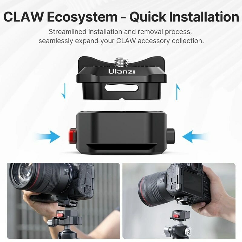 Ulanzi CA28 Claw Quick Release Plate เพลทปลดเร็ว สำหรับต่อกับขาตั้งกล้อง อุปกรณ์ต่างๆ รองรับระบบ Claw Series