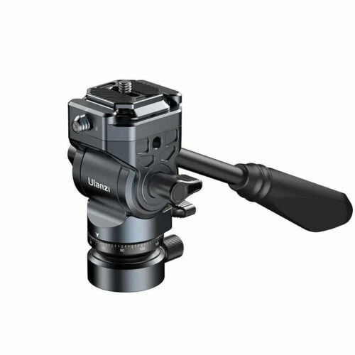 Ulanzi EH12 F38 Quick Release Fluid Video Head หัวบอลต่อขาตั้งกล้อง แบบระบบ F38 มีด้ามแพน สำหรับถ่ายวีดีโอ ภาพนิ่ง