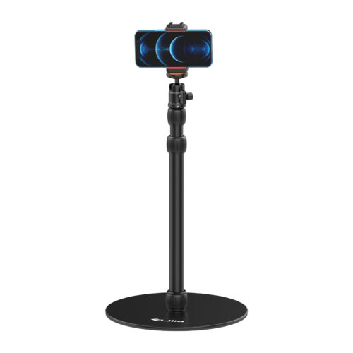 Ulanzi Vijim LS09 Stand With Heavy Round Base And Ballhead Phone Clip GoPro Adapter