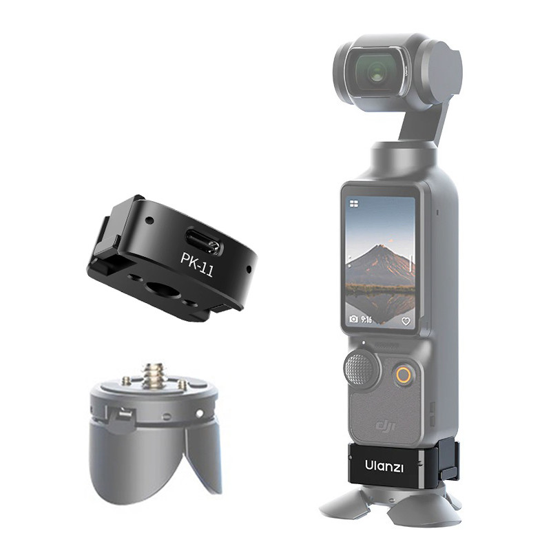 Ulanzi PK11 DJI Osmo Pocket 4/3 Expansion Adapter ที่ยึดกล้อง สำหรับกล้อง DJI Osmo Pocket 4/3