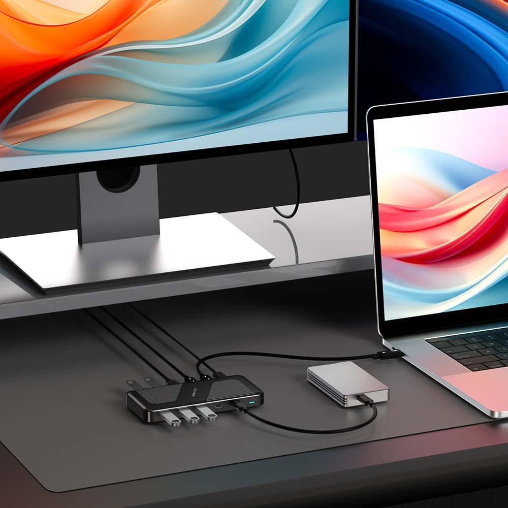 ACASIS11 in 1Thunderbolt4DockingStationSupports8K60HzDisplay CompatiblewithM1M2MacsandWindows DS9003