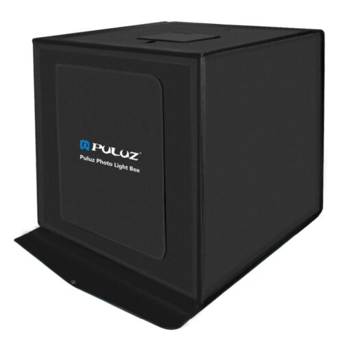 Puluz 60x60 CM กล่องไฟถ่ายภาพ พร้อมไฟ LED 2 แผง ปรับไฟได้ Light room 60 CM