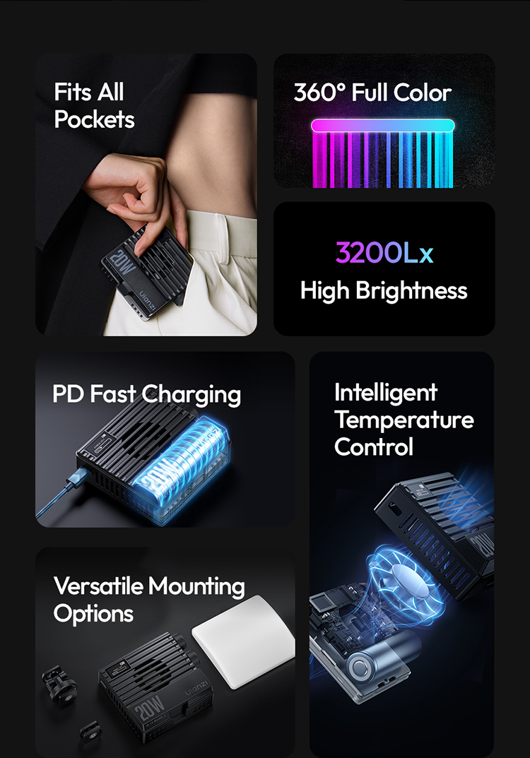 Led Ulanzi Le20 02