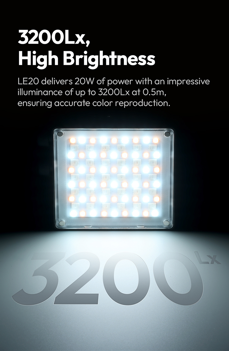 Led Ulanzi Le20 06