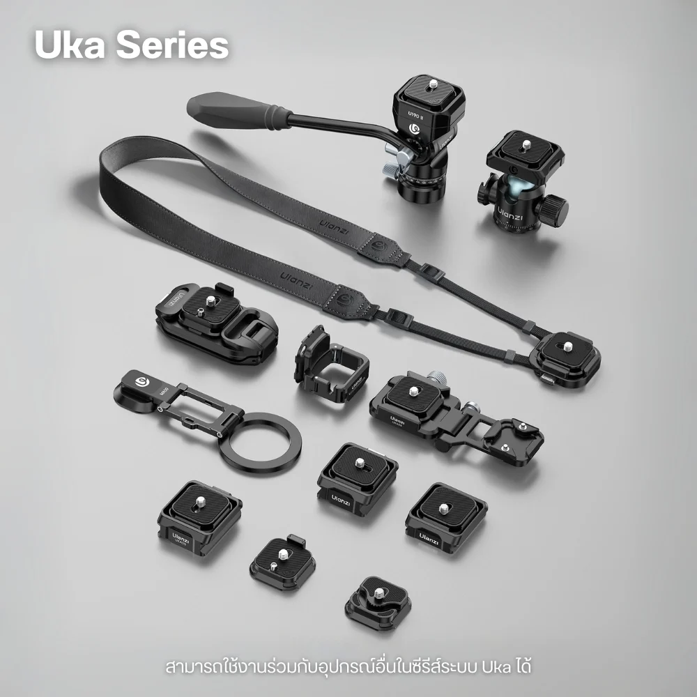 Ulanzi ตัวติดกล้องกับสายกระเป๋า UKA07 Backpack Clip Quick Release สำหรับกล้อง ระบบปลดเร็ว