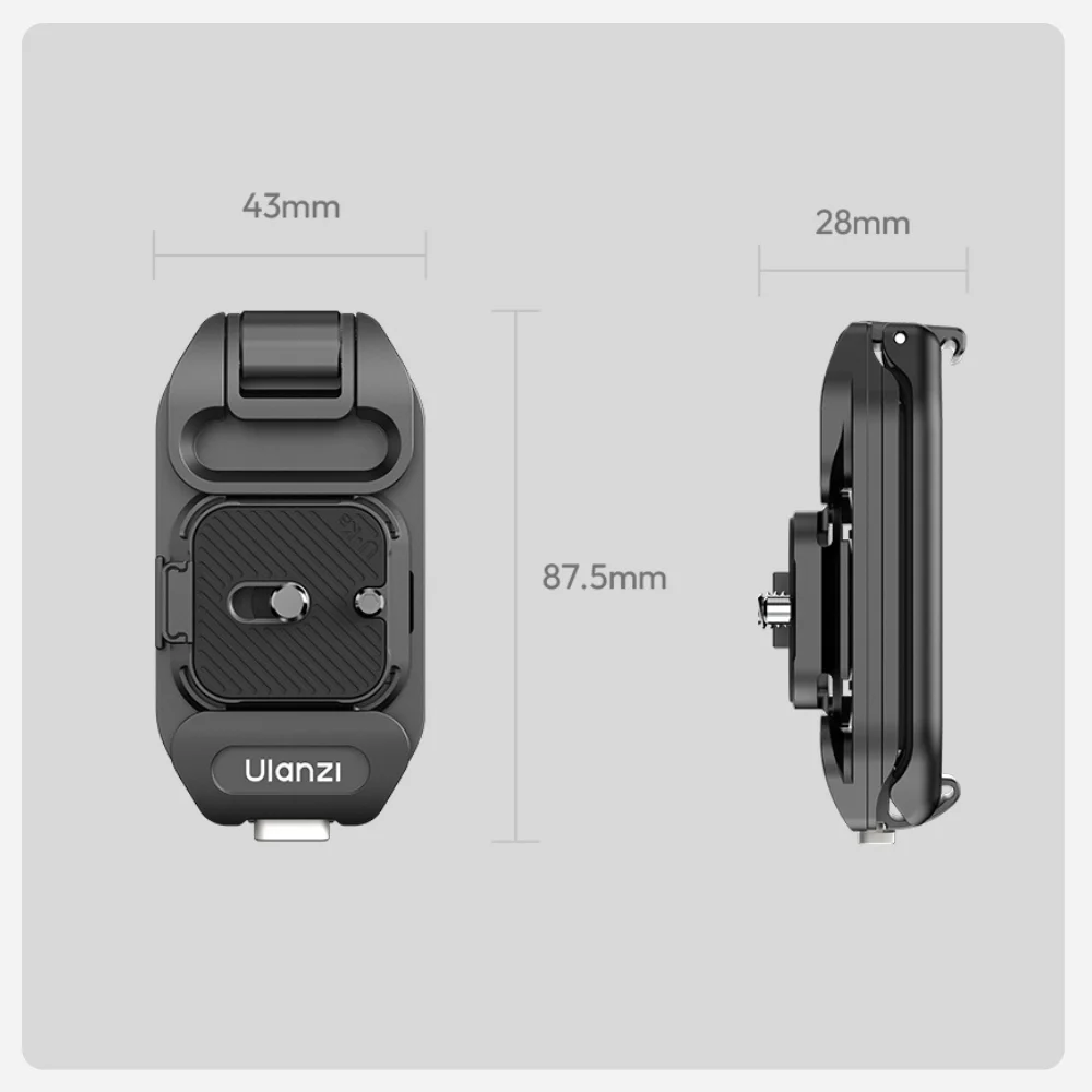 Ulanzi ตัวติดกล้องกับสายกระเป๋า UKA07 Backpack Clip Quick Release สำหรับกล้อง ระบบปลดเร็ว