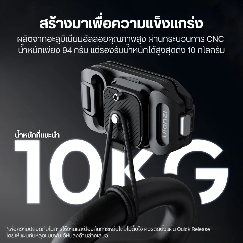 Ulanzi ตัวติดกล้องกับสายกระเป๋า UKA07 Backpack Clip Quick Release สำหรับกล้อง ระบบปลดเร็ว