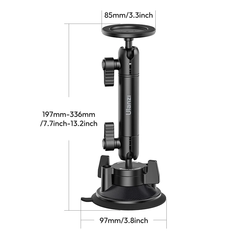 Ulanzi ZJ06 ที่ยึดมือถือสุญญากาศ MagSafe ติดรถกระจก Suction Cup Mount Car Holder