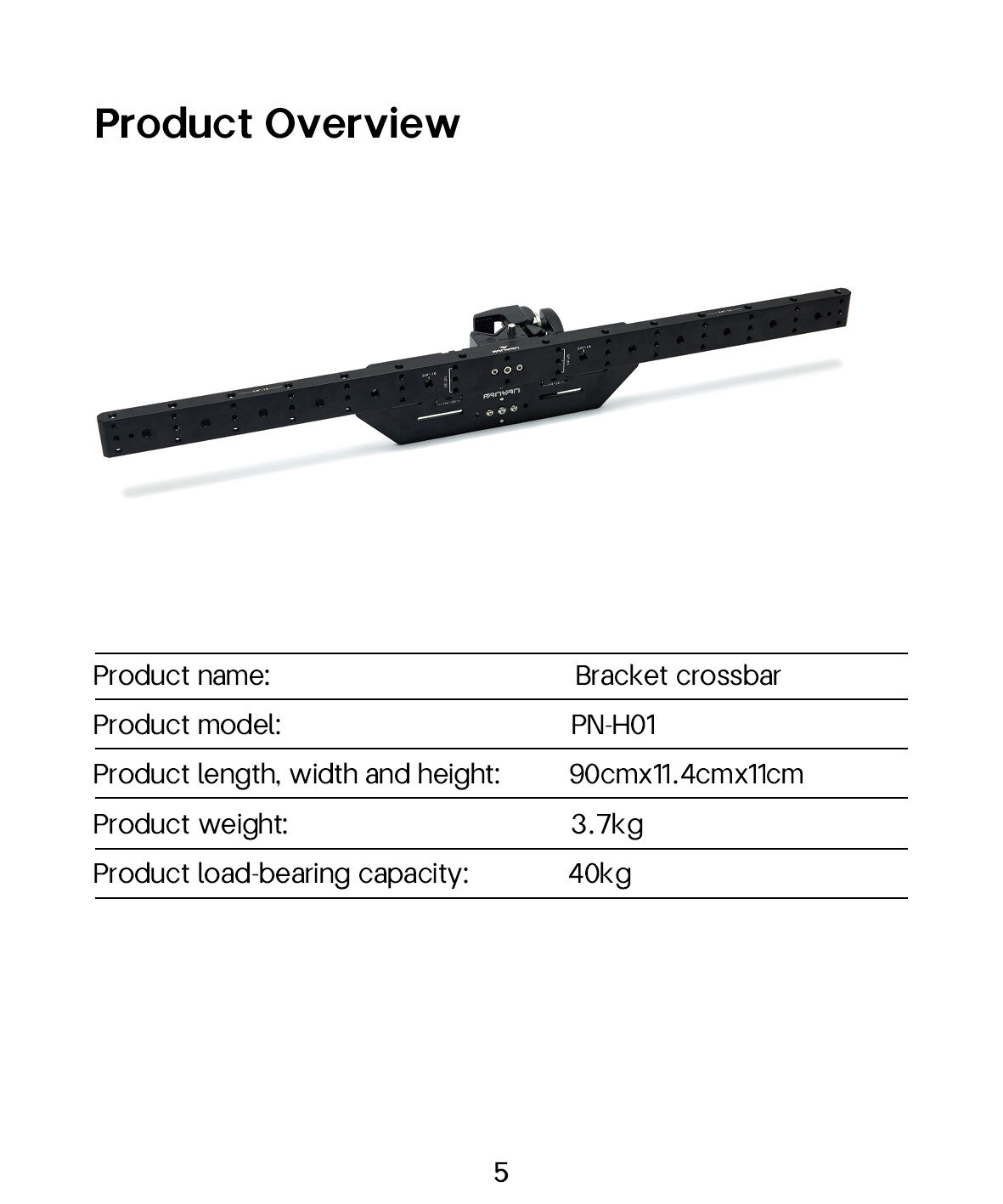 Acc panyan dualbar pn h01 5