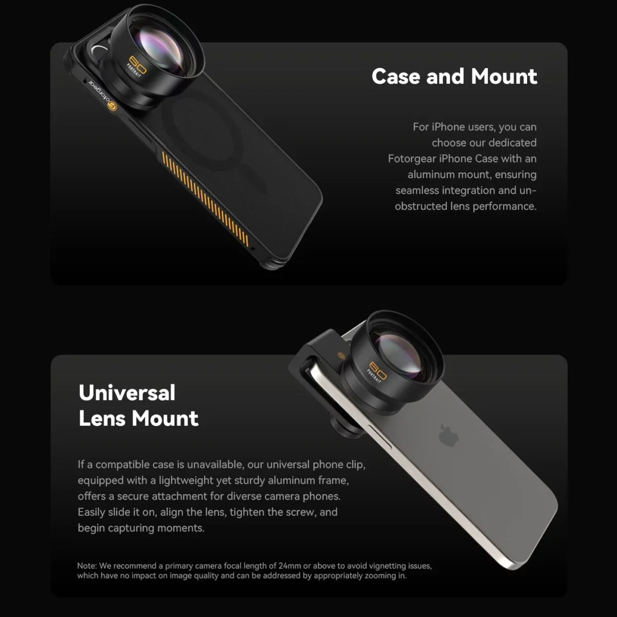 Fotorgear Fisheye Lens 8mm เลนส์มือถือ เลนส์ฟิชอาย T mount ติดโทรศัพท์ ถ่ายมุมกว้าง ถ่ายภาพวิว