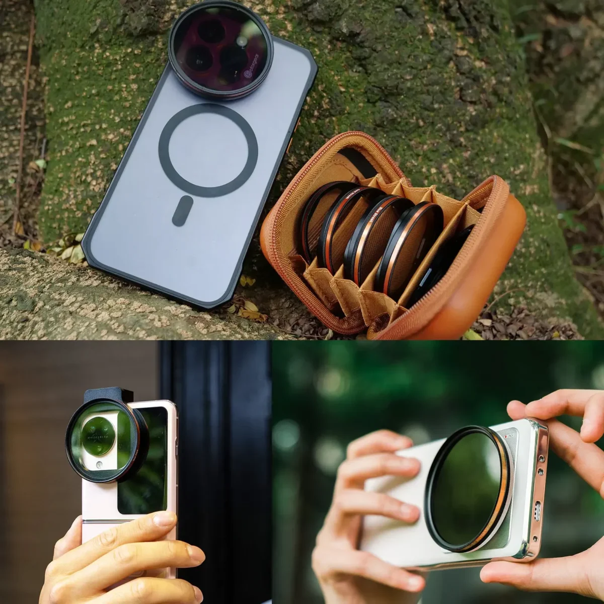 Fotorgear Filter Pro 58mm ฟิลเตอร์มือถือ ฟิลเตอร์โทรศัพท์ Filter iPhone Star filter, Gold filter, Black mist filter, VND filter, CPL filter
