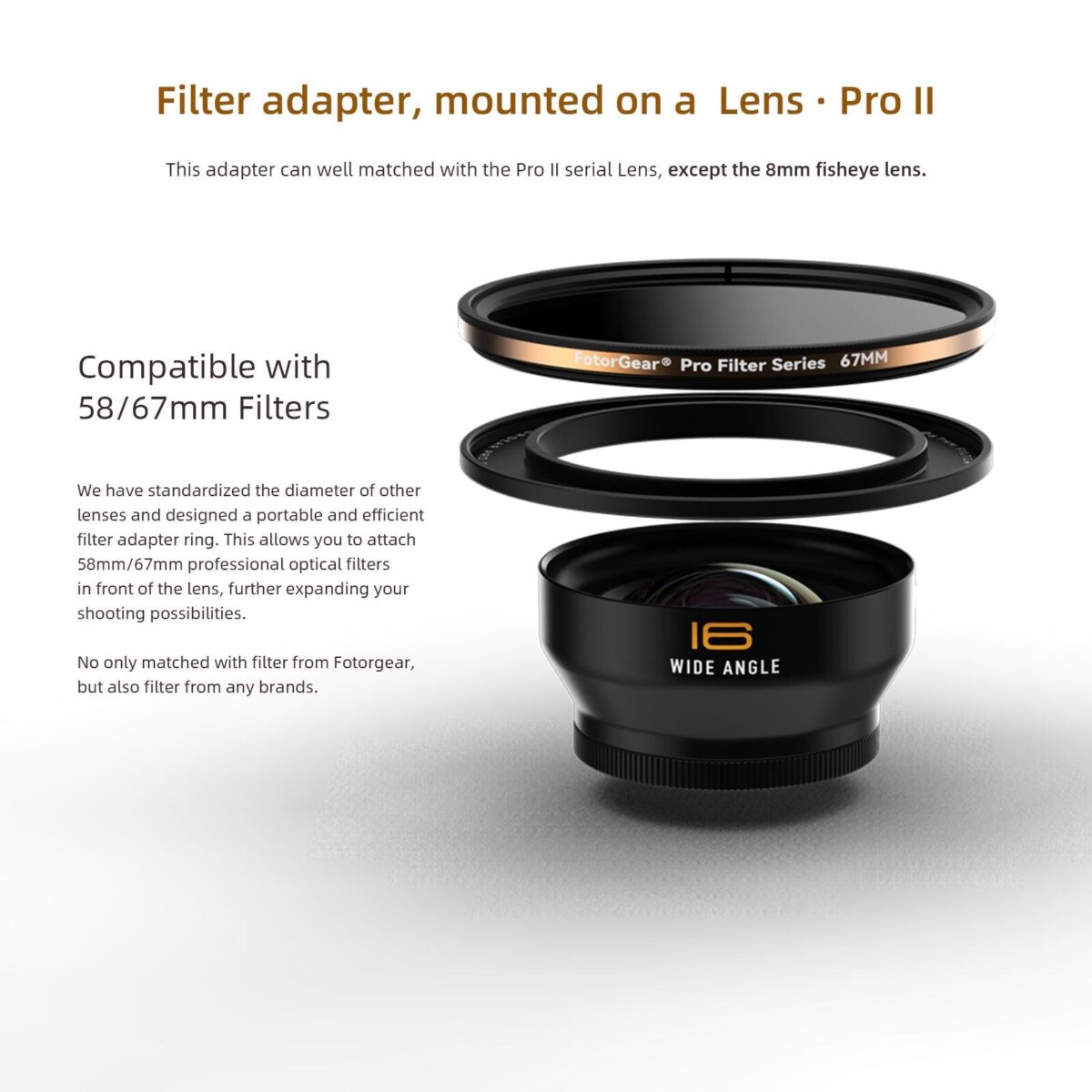 Fotorgear Portrait Lens 60mm เลนส์มือถือ 60มม. เลนส์พอร์ตเทรต T mount โทรศัพท์ เลนส์ถ่ายบุคคล กล้อง DSLR lens iphone