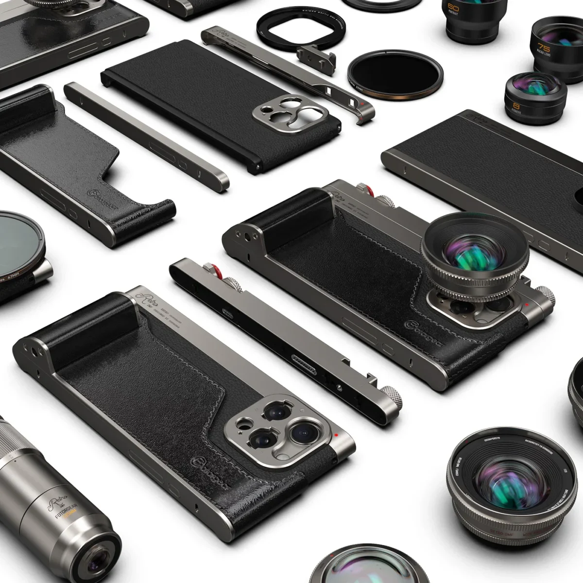 Fotorgear DMF Retro Camera Case iPhone 16 Pro Max, 16 Pro, 15 Pro Max, 15 Pro, Xiaomi 15 Ultra เคสมือถือ กล้อง leica วินเทจสไตล์ เคสไอโฟน