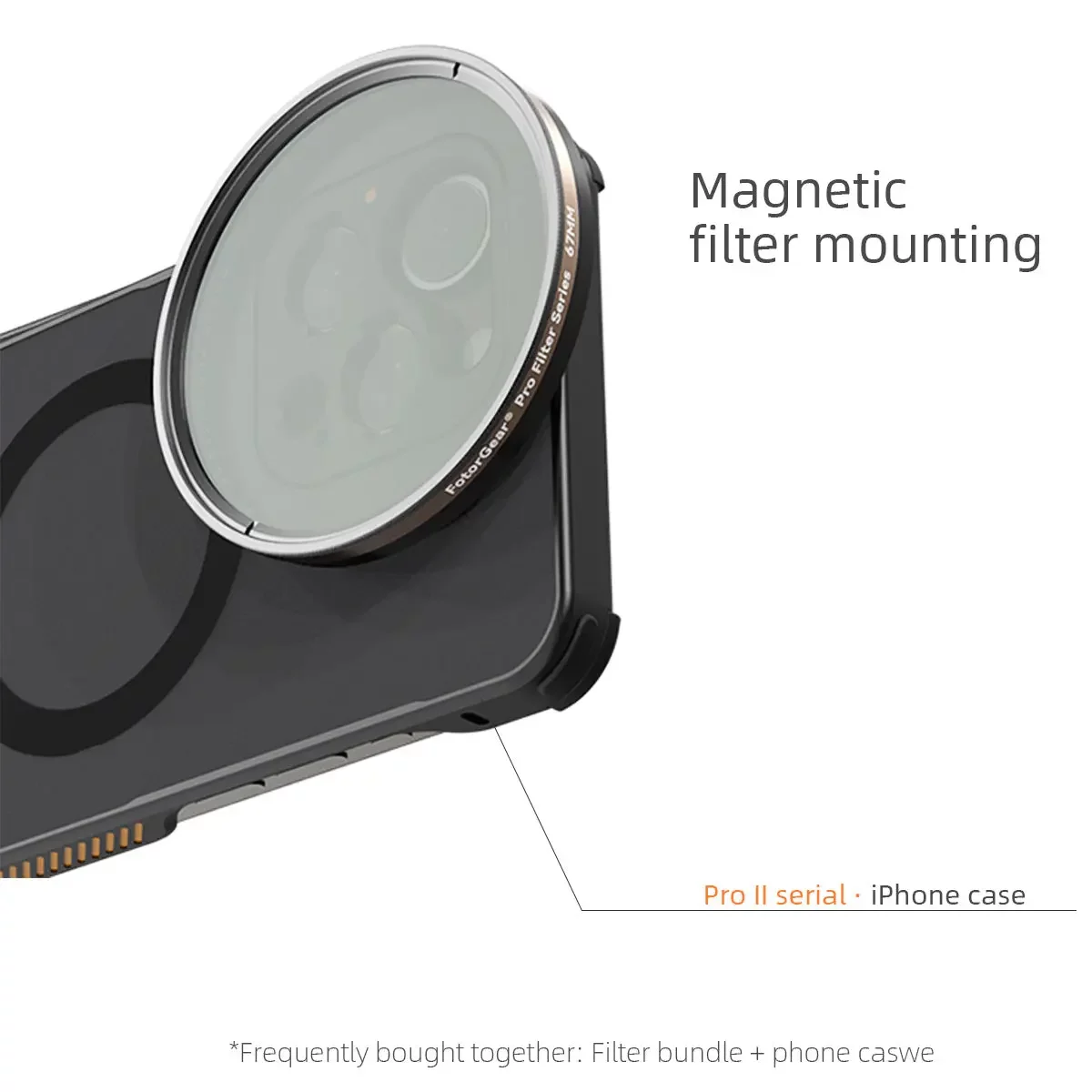 Fotorgear Filter Pro 58mm ฟิลเตอร์มือถือ ฟิลเตอร์โทรศัพท์ Filter iPhone Star filter, Gold filter, Black mist filter, VND filter, CPL filter